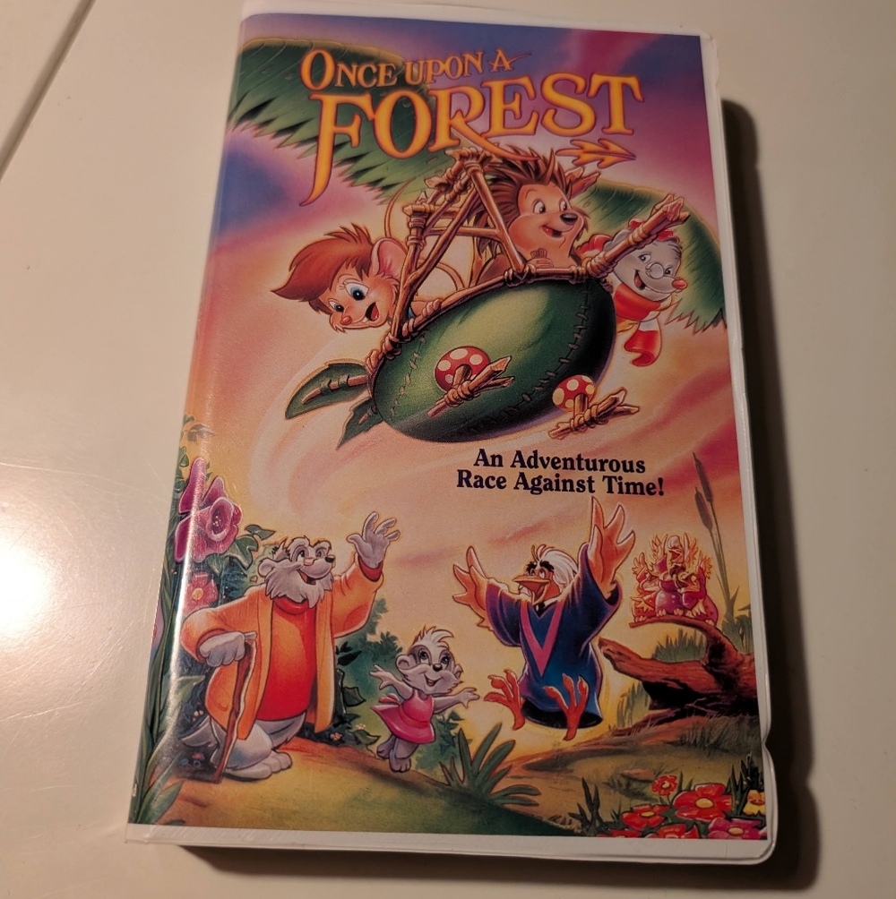 RARE Once Upon a Forest VHS Tape